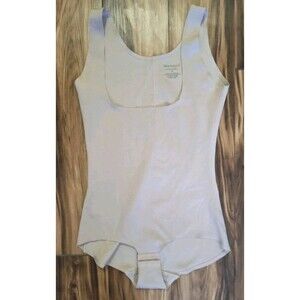 Skinny Girl Smoothers & Shapers Shaping Bodysuit Sz 1X Beige Shapewear Seamless